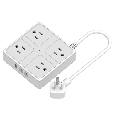 4 Outlets US Power Strip